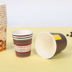 Toptan 3 oz Espresso çay kağıdı kahve fincanları özel logolu kağıt satılık tek duvar 7oz kağıt bardak sıcak içecekler için