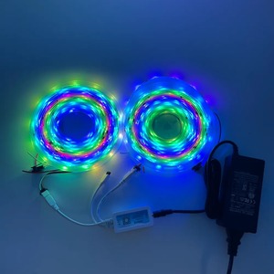 Ip65 wasserdicht flexible farbwechsel Rgb Smd 5050 30 Leds Dc 5v batteriebetriebenes <span class=keywords><strong>Led</strong></span>-Streifenlicht mit <span class=keywords><strong>Mini</strong></span>-3-Schlüsselanhänger