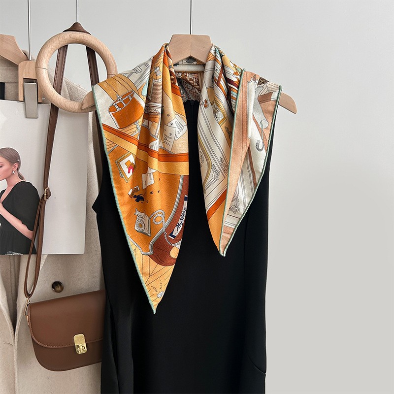 Maison moderne orange-65cm