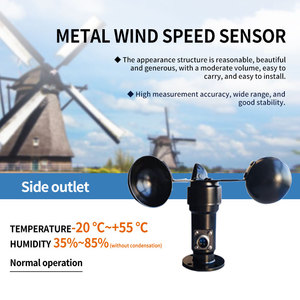 Modbus RS485 and <strong>4</strong>-20mA Communication Anemometer Wind Speed Sensor Anemometer <strong>Test</strong> Meter - Product Image 6