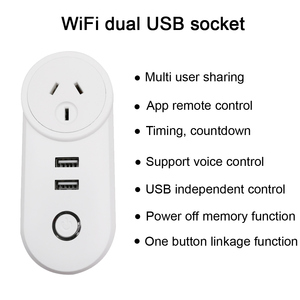 LEDEAST PA8-AU Tuya, умный Wi-Fi штекер, австралийский стандарт с USB, поддерживает приложение, пульт дистанционного управления и функцию таймера для умного дома - Product Image 4