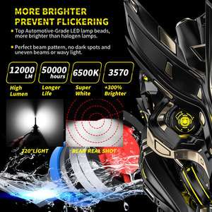 DXZ araba LED far D1High ışın H4 H7 H8 H11 HB3 ışık araba Canbus kiti 60W sis ampul araç aydınlatma sistemi, - Product Image 3