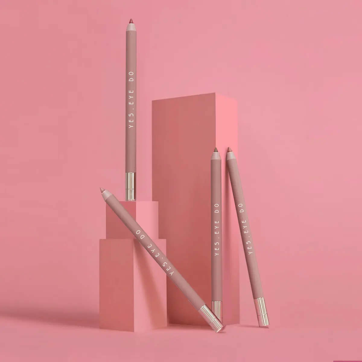 Lápis de lábio matte de etiqueta privada, lápis cosmético vegan retrátil, marrom nude, rosa, vermelho, longa duração, à prova d' água