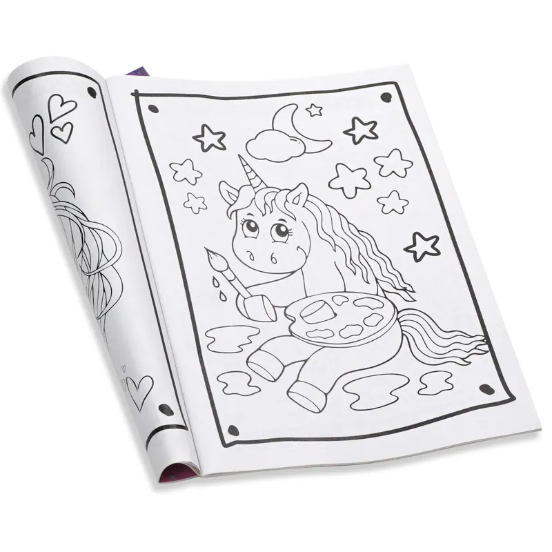 Coloring Books Print Wholesale Custom Book Kids Softcover Volwassen Kleurboek Voor Kinderen