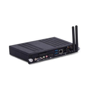 Sistema operativo diferente Ordenador industrial resistente sin ventilador 2 Ethernet Embedded OPS PC Canal WIFI Estado SSD - Product Image 1