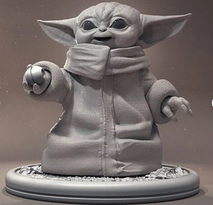 ไฟล์แบบ STL พิมพ์ลาย3D จากเรซินโพลีเรซิน/เรซินประดิษฐ์จากเบบี้โยดา - Product Image 1
