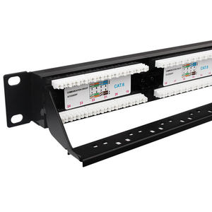 24 Port Cat6 <strong>Patch</strong> <strong>Panel</strong> RJ45 Cat6 Keystone Jack Metal <strong>Patch</strong> <strong>Panel</strong> UTP Cat6 Network 1U <strong>Patch</strong> <strong>Panel</strong> - Product Image 3