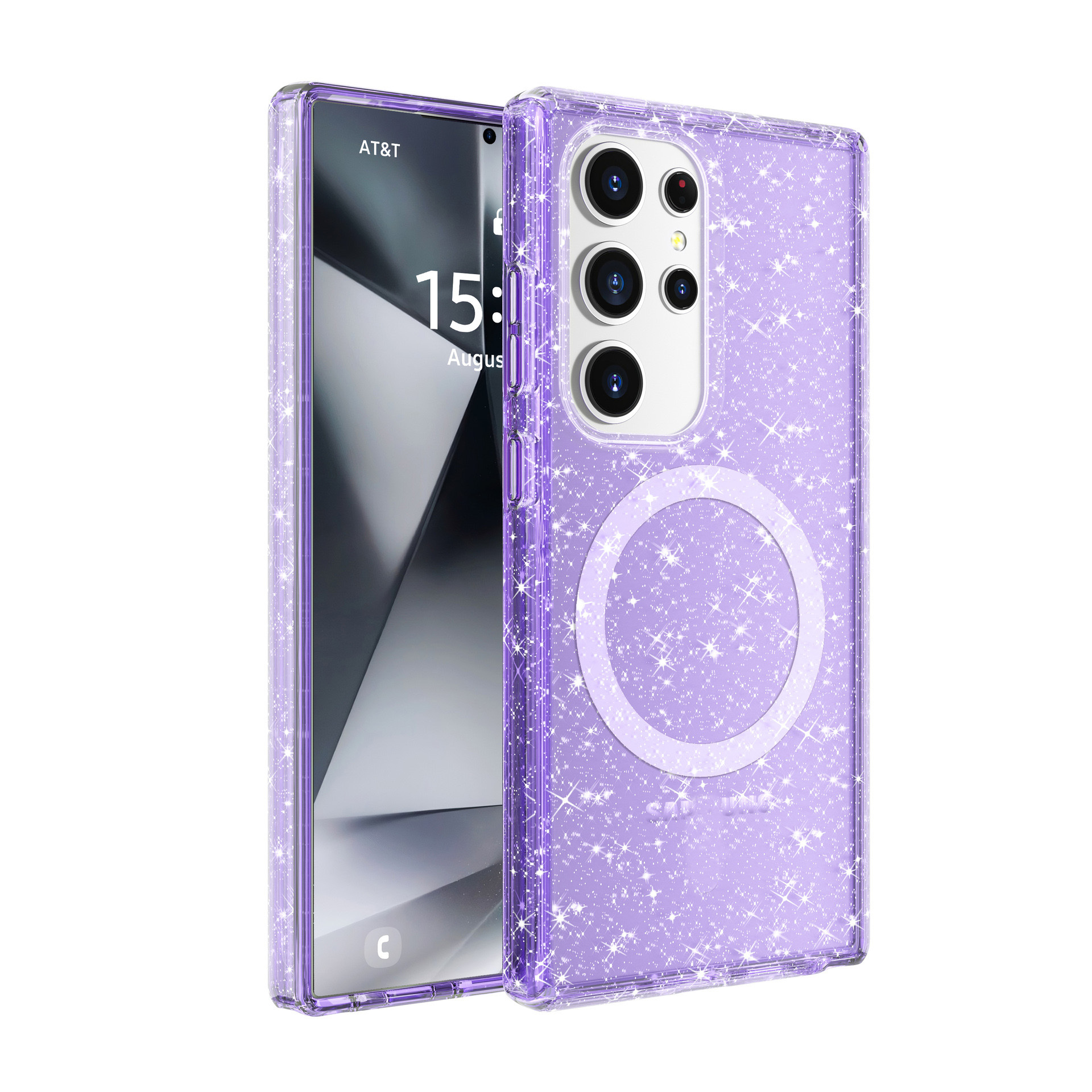 Paillettes violettes