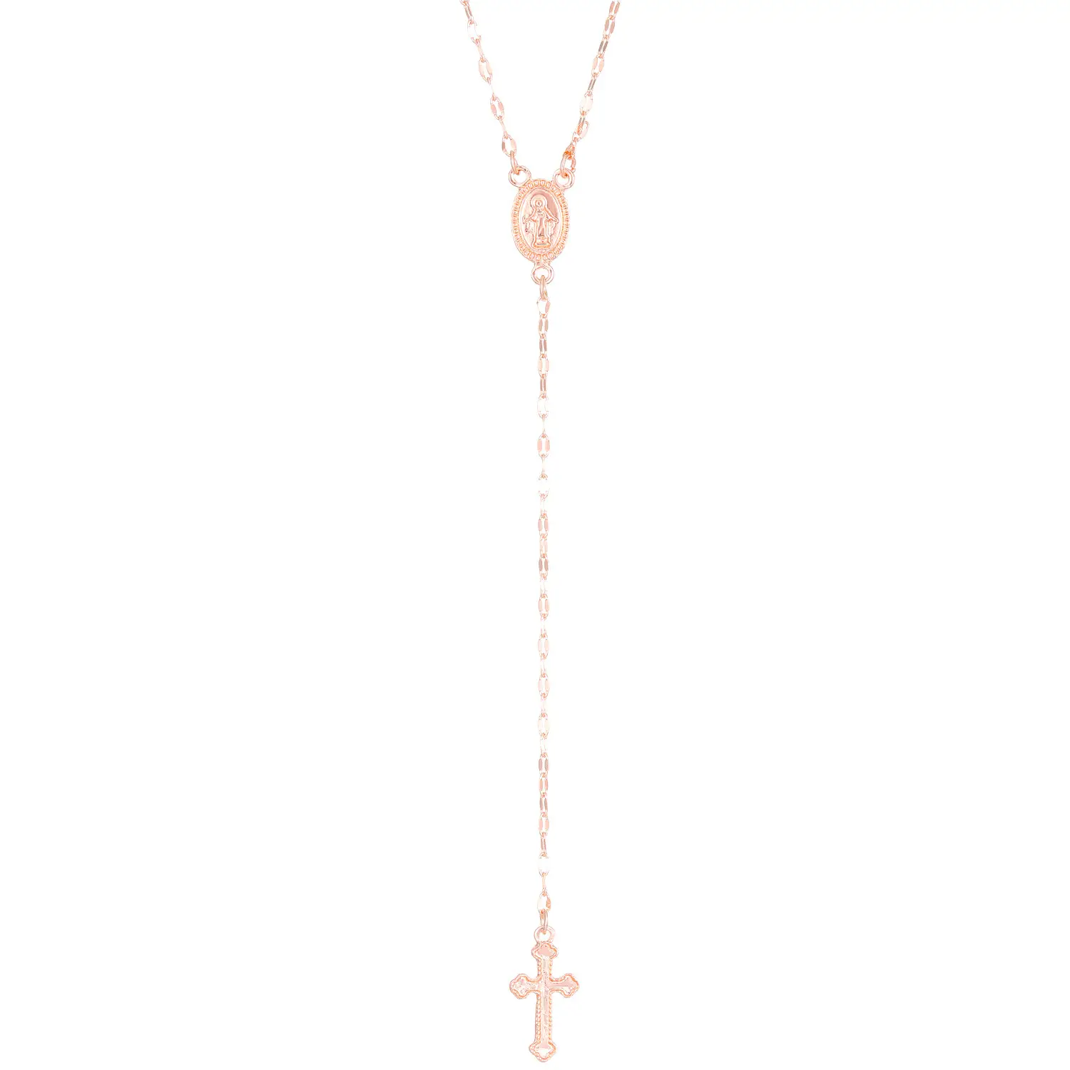 Cross long chain necklaces are popular Women's Easter trend accessories Sexy fringe Madonna pendant