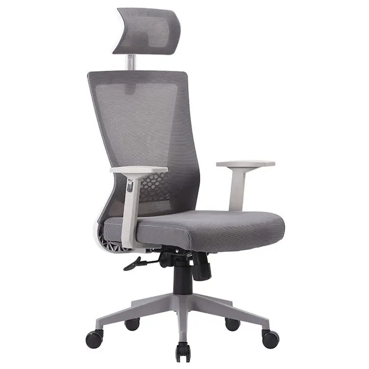 Alto Costas Moderno Designer Branco Rgb Malha Cinza Braço Desgaste Chaise De Bureau Best Sillas De Oficina Ouro Cadeira Ergonômica De Escritório