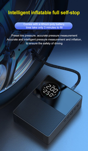 <strong>2</strong> in 1 Car Jump Starter 6600mAh 1000A Car Emergency Power Supply Digital Tire Inflator <strong>150PSI</strong> for Car Ball Pump Air Compressor