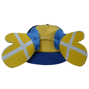 WK2022スウェーデンクラパットクラッパー帽子手付きデンマークオリジナル拍手帽子Klaphattenキャップ - Product Image 2