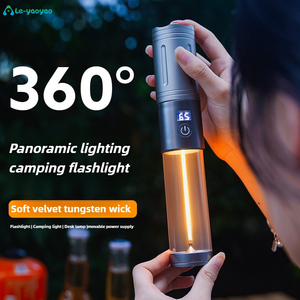 防水充電式2-in-1キャンプライト多機能懐中電灯 & トーチ - Product Image 4