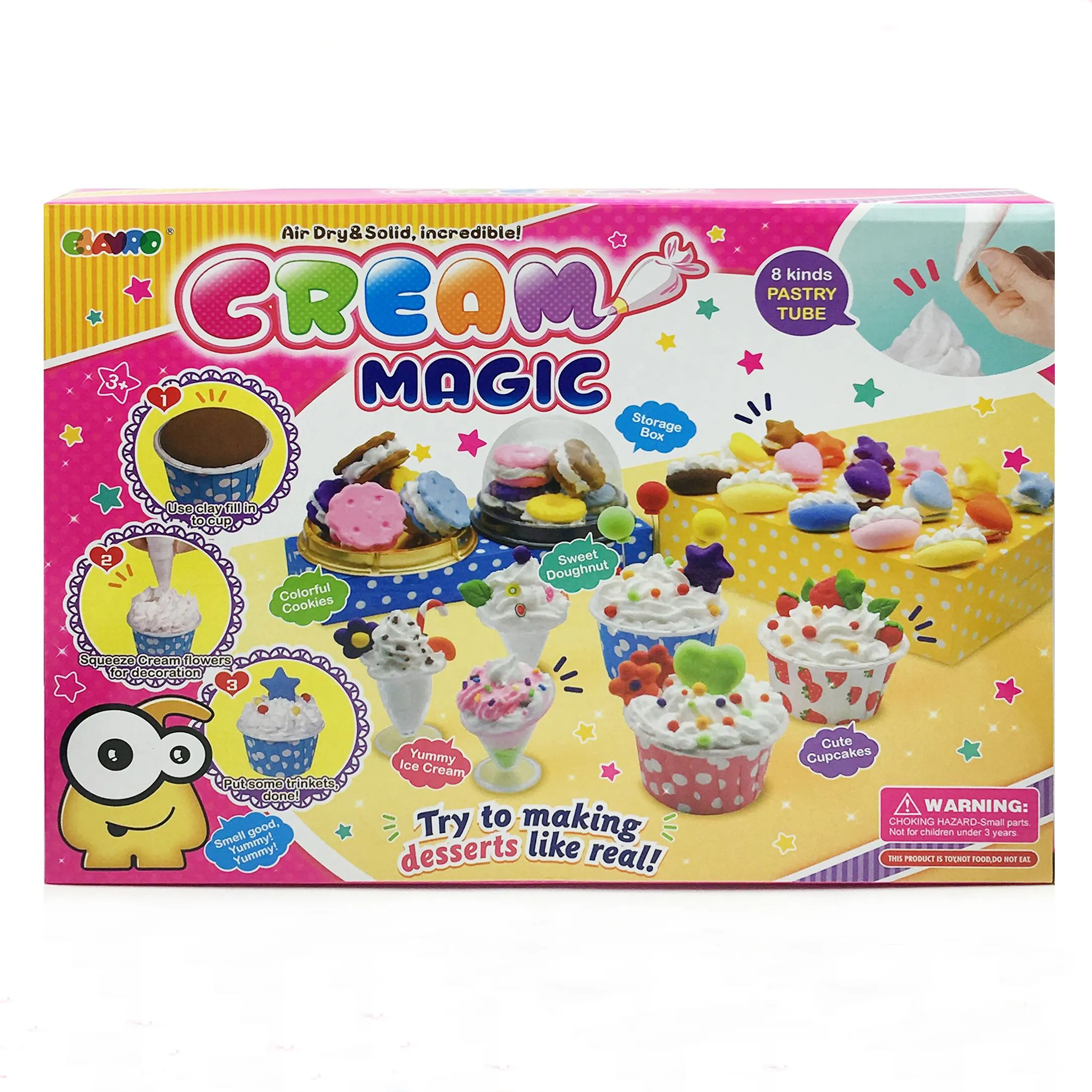 EBAYRO 2021 giocattoli educativi creativi per bambini giocattolo fai da te crema magica torta di argilla decorare modellazione set