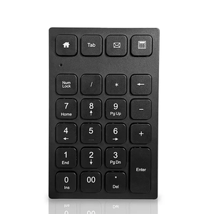 Venta caliente 2,4G inalámbrico Mini teclado numérico 23 teclas número teclado traje para banco/oficina/finanzas KWN-001 - Product Image 1