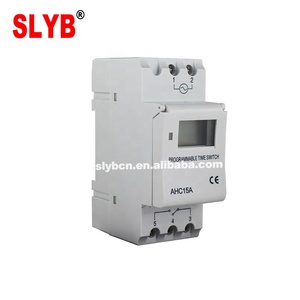Timer digitale programmabile di AC85-265V settimana 16 set settimanali Display LCD spegnimento automatico DIN Rail tipo AHC15A THC15A interruttore orario - Product Image 3