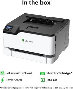 Lexmark CS331dwカラーレーザープリンターイーサネット & モバイル向けオフィス向け自動両面印刷 - Product Image 4
