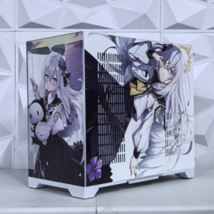 Eccellente qualità ad alte prestazioni blu archivio blu Shirasu Azusa M-ATX Gaming case per Computer con pannello laterale finestra - Product Image 5