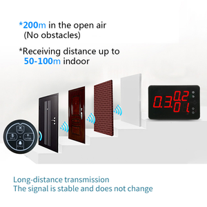 Großhandel 10-Tasten Drahtloses Restaurant-Pager-<span class=keywords><strong>System</strong></span>, Wiederaufladbares LCD-<span class=keywords><strong>Display</strong></span> für Hotel-Café-Rufsystem, OEM/ODM-Lieferant - Product Image 4