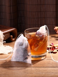 Manufacturer <strong>Nylon</strong> Mesh Infuser Sachets Empty Tea Bags Pyramid <strong>with</strong> <strong>String</strong> Tea Filter Bags for Loose Tea - Product Image 5