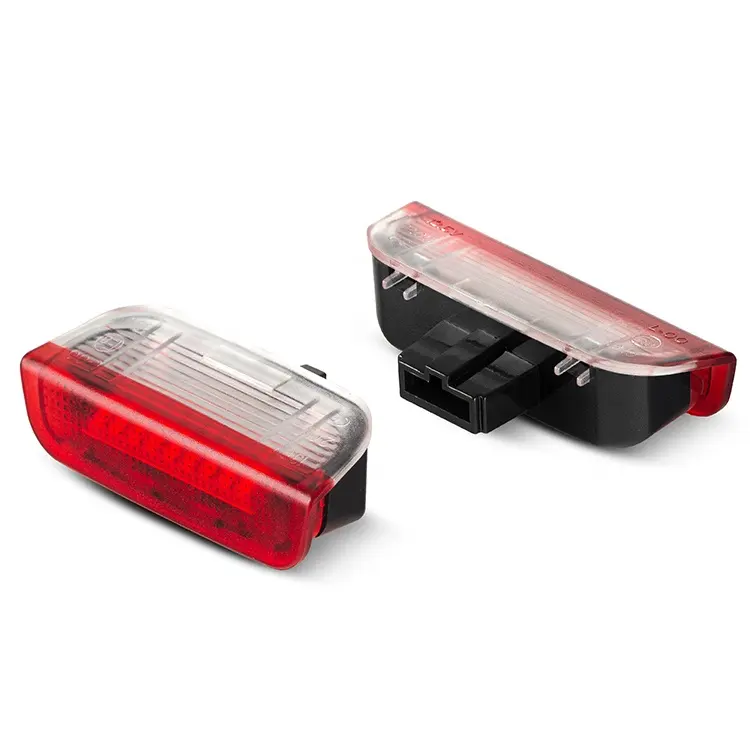 Phares de porte LED pour volkswagen, ampoules eos18smd, pour VW EOS 2006, Golf & GTi 2003, Jetta 2006 — 2008 Passat 2006 CC 2009 ~ Polo 2005 ~ Touareg 2011 ~ Scirocco 2009