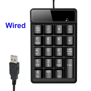 2.4G Wireless/wired Waterproof 19-<strong>Key</strong> Financial Accounting <strong>Numeric</strong> Keypad BT Digital <strong>Keyboard</strong> for Laptop PC Desktop - Product Image 4