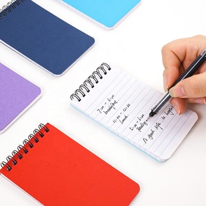 Bloc de notas de bolsillo impreso personalizado al por mayor de papelería diario libro personalizable portátil Mini cuaderno espiral - Product Image 1