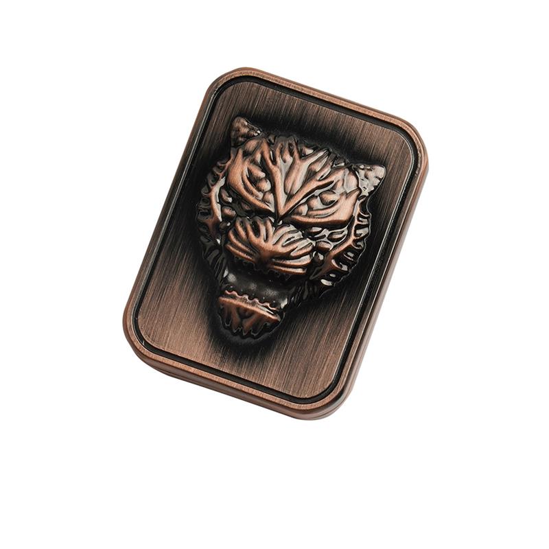 14-Tiger head bronze