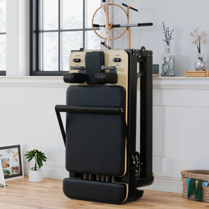 جهاز بيلاتس قابل للطي عالي الجودة للاستخدام المنزلي، مصنوع من سبائك الألومنيوم الممتازة وقابل للتعديل - Product Image 1