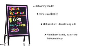 Uzaktan yanıp sönen Led yazma menü panosu ışıklı floresan Neon burcu - Product Image 4