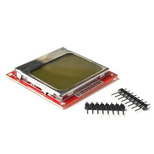 Display modulo LCD elettronica intelligente 5110 schermo LCD rosso modulo LCD schermo PCB rosso