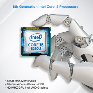 New Intel Core I5 Industrial Desktop Micro Computer Fanless Dual LAN DDR4 RAM Windows 11 OS GPIO Mini PC - Product Image 5
