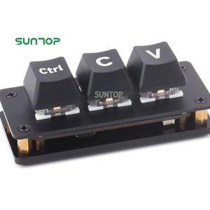 Ctrl C/V-Tasten tastatur für Programmierer, 3-Tasten-Entwicklungsplatine, übernimmt RP2040-Mikrocontroller-Chip - Product Image 1