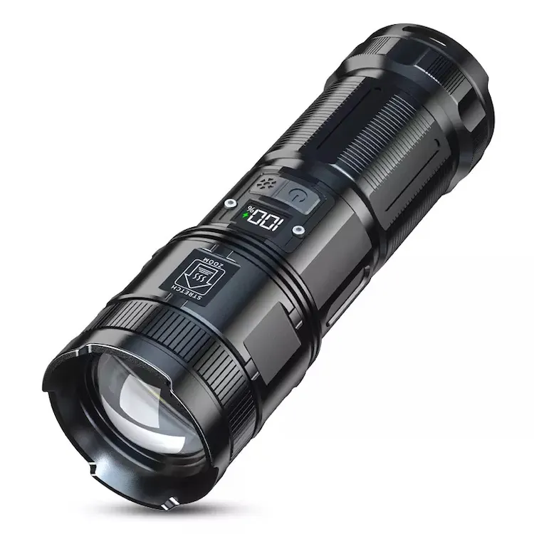 USB充電式LED懐中電灯XHP50XHP70超高輝度ズーム可能防水5モードキャンプ用の強力なM60懐中電灯