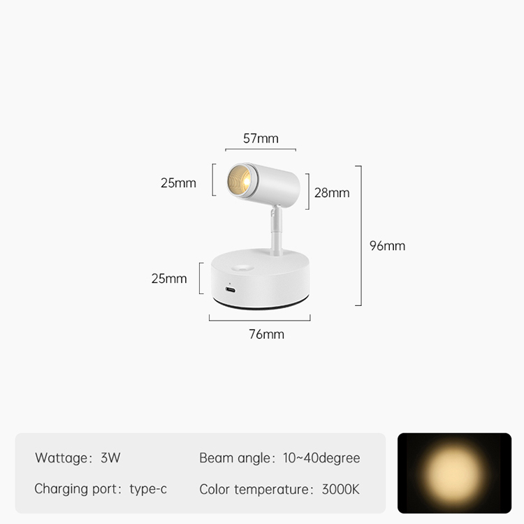 3W-3000K-BLANC-COURTE