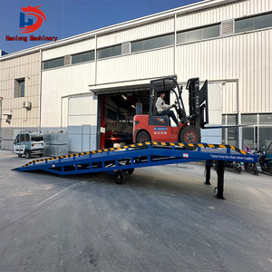 8 Tons Load Capacity Movable Ramp Bridge Home Use Retail Friendly <strong>Container</strong> <strong>Loading</strong> Unloading Platform Forklift Platform - Product Image 3