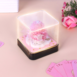 <strong>Custom</strong> Design 3D <strong>Note</strong> Pad <strong>Block</strong> 3D <strong>Memo</strong> Pad Cherry Blossom Sakura Tree <strong>Notes</strong> <strong>Cube</strong> 3D Art Paper Calendar - Product Image 3