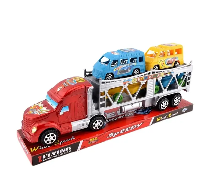 Inertia Flat Car Eco-friendly cheap plastic friction toy car for kids