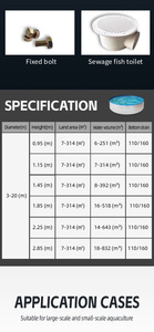 Chất lượng cao cá hồ bơi nuôi sử dụng rộng rãi cá rô phi ao cá ngoài trời nuôi cá xe tăng - Product Image 6