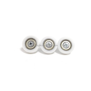 יצרן לספק עמיד BS62626-8C4L10M6 pom עמוק Groove מסבים כדור פלסטיק מצופה גלגל עם בורג