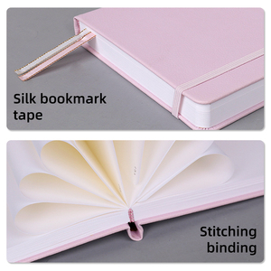 A4 a5 a6 logo personalizzato plain note book stampa personalizzata carta rigida in pelle sintetica journal notebook - Product Image 4