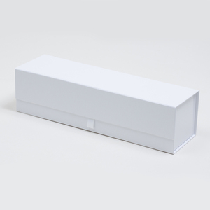 可折叠33厘米白色硬薄长定制盒长方形纸高档薄纸板酒盒 - Product Image 2