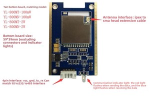 Factory Direct Sale YL-800MT-2W <strong>Wireless</strong> RF <strong>Module</strong> 433 Serial Port Spread Spectrum Communication Low Power Consumption - Product Image 2