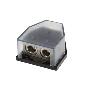 2 Way Power Distributor Ground <strong>Connect</strong> Battery Distribution <strong>Block</strong> for Car Amplifier Audio Splitter - Product Image 3