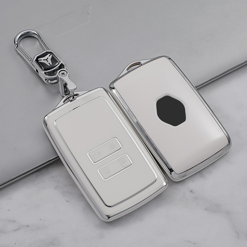 A White + Key Ring