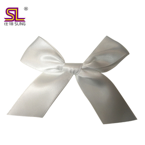 Polyester Floral Christmas <strong>Elastic</strong> Gift Ribbon <strong>with</strong> Stretch Loop Design