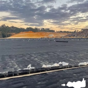 Peru'da çevre madenciliği jeoteknik mühendisliği için kullanılan siyah pürüzsüz astar geomembranlar 1.0mm 1.2mm 2mm Hdpe geomembranlar - Product Image 2