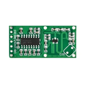 Sensor de Radar de movimiento, interruptor de inducción de cuerpo humano de 2,4 GHz a 5,8 GHz, módulo de Sensor de Radar de microondas para Arduino Diy