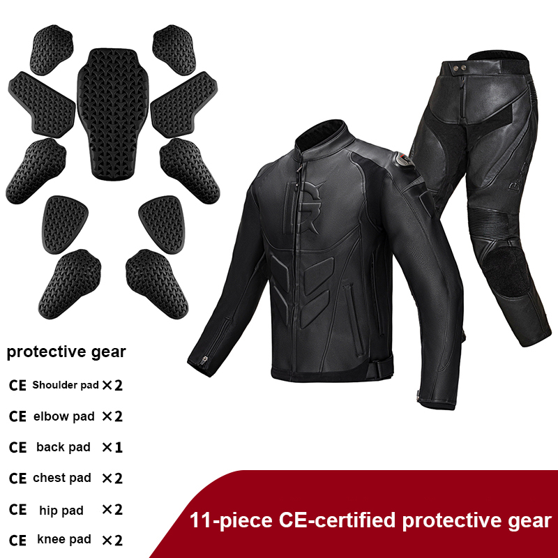 Veste et pantalon noirs