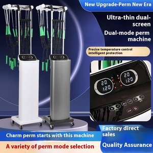 Sistema de peluquería de salón de doble pantalla de gama alta ultraligera temperatura constante inteligente permanente digital doble-caliente permanente cuadrado moderno - Product Image 5